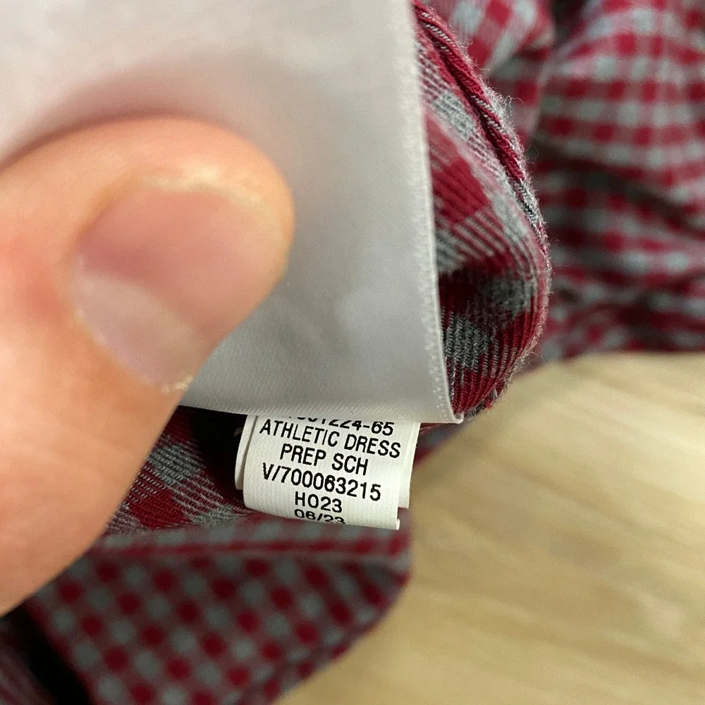 Banana Republic Flannel Shirt Mens L Gingham Cotton Athletic Fit Wrinkle Resist